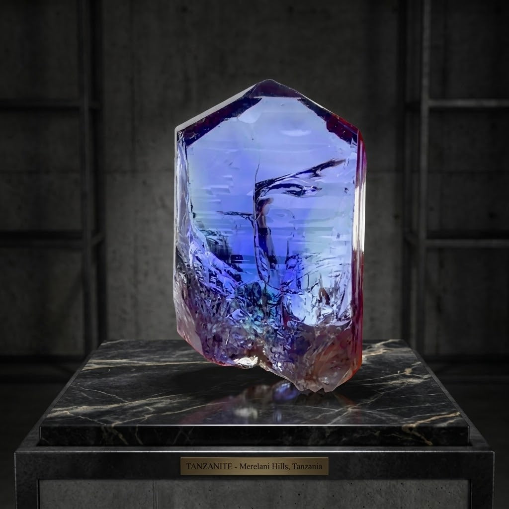 Top Grade Unheated Tanzanite Crystal Specimen - 6.31 grams
