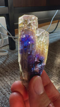 Load and play video in Gallery viewer, Tanzanite Mineral Specimen - 80 Grams
